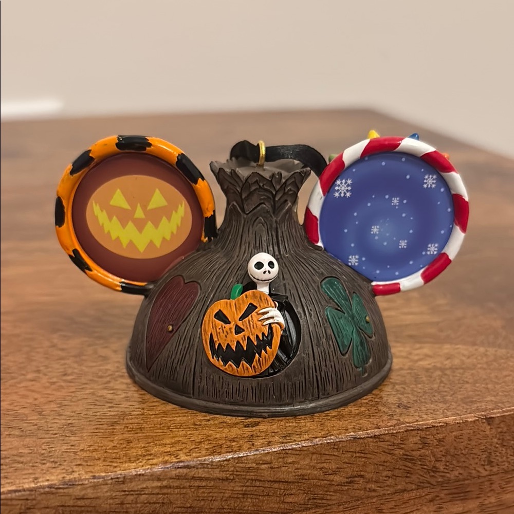 Nightmare before Christmas light up Mickey ornament ears